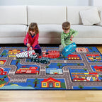 Kids Carpet Playmat Rug 59"x39.4", Car Rug - Image 3