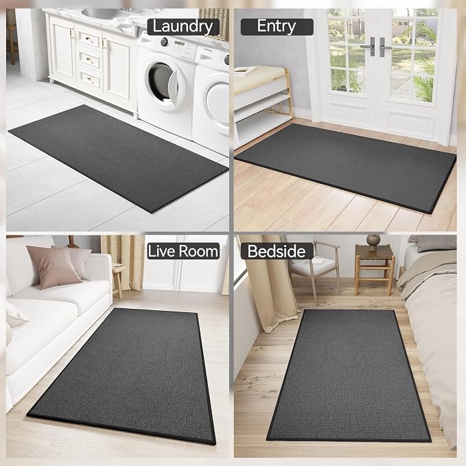 SUMLANS Kitchen Mat, Rubber Backing Cushioned Non Slip Kitchen Rugs - Image 5