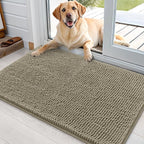 OLANLY Dog Door Mat for Muddy Paws 35x24, Absorbs Moisture and Dirt, Absorbent by OLANLY