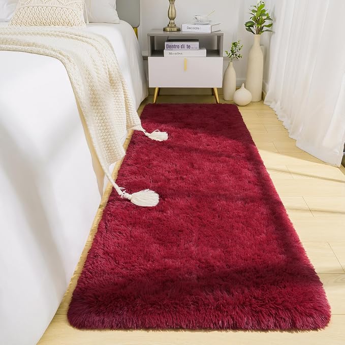 BENRON Soft Runner Rugs for Bedroom 2x6, Washable Long Runners for Hallway by BENRON
