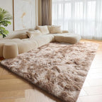 ONASAR 8x10 Area Rugs for Living Room, Tie-Dyed Beige Large Fluffy Bedroom Rug - Image 9
