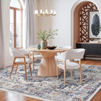 Washable 8x10 Living Room Rug: Oriental Water Resistant Rugs - Image 2