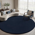 Sour Lemon 4ft Round Rugs for Bedroom, Circle Area Rugs for Living Room by SourLemon