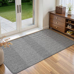 Ultra Thin Door Mat Indoor Entrance 24"x47", Low-Profile Indoor Door Mat by Unknown