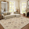 Machine Washable Rug for Living Room: 6x9 Area Rugs Boho Vintage Rug Stain by palohom