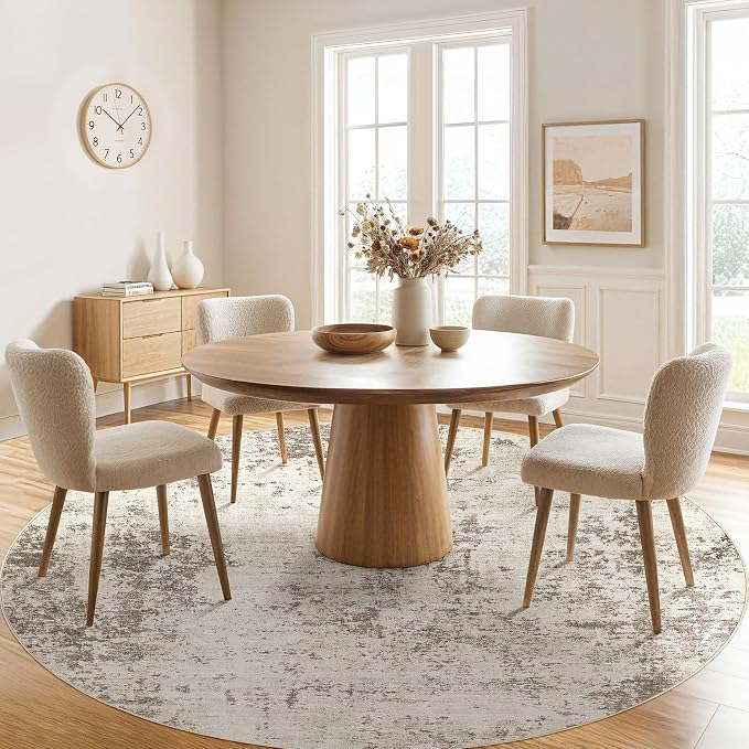 UERMEI 8ft Round Area Rug Living Room Rugs - Image 4