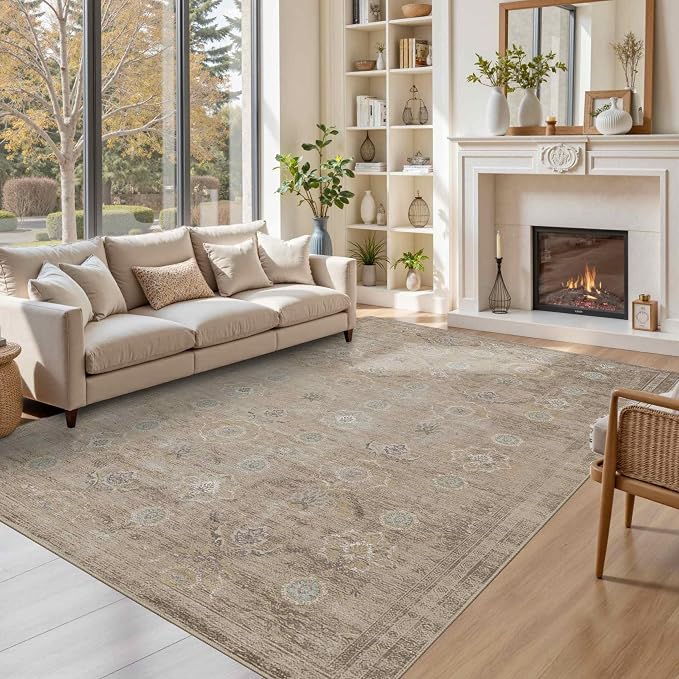Rugxara 6x9 Area Rugs for Living Room Bedroom, Large Washable Rug, Non Slip & by Rugxara