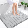 OLANLY Memory Foam Bath Mat 40x32, Super Soft Absorbent Bathroom Rugs, Quick Dry by OLANLY