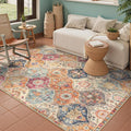 Lahome Moroccan Trellis Washable Small Area Rug, 3x5 Area Rug by Lahome