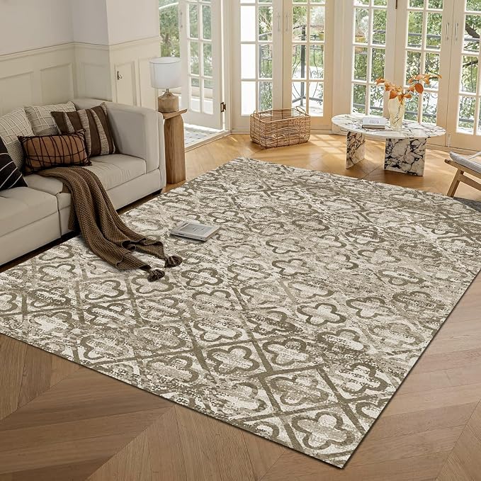 RUGSURE Washable Area Rugs, Pet & Child Friendly, Vibrant Colors Rugs by RUGSURE