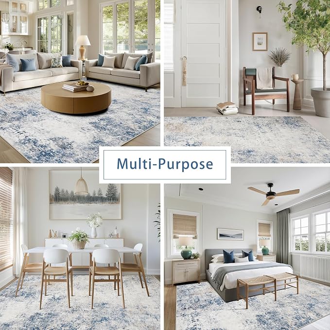 Srugn Washable Rugs 8x10 Area Rugs - Image 5
