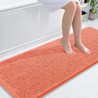 OLANLY Bathroom Runner Rugs 59x24, Extra Soft Absorbent Chenille Bath Rugs by OLANLY