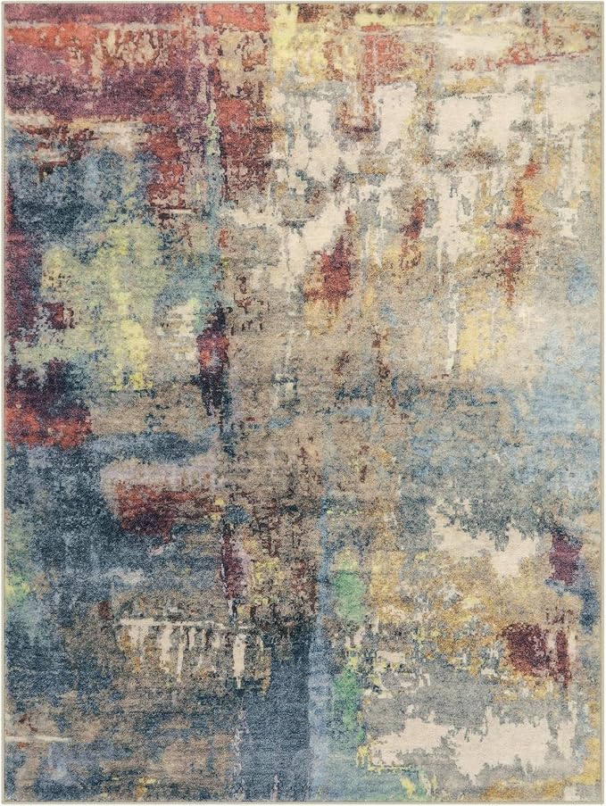 Lahome Modern Abstract 9x12 Area Rugs - Image 9