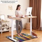 HEBE Anti Fatigue Kitchen Rugs Set of 2, Non Slip Cushioned Kitchen Mats - Image 8