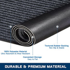 BesWin Indoor Outdoor Door Mat, Non Slip Rubber Backing Commercial Floor Mats - Image 4