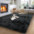 qulint 5x7 Area Rug for Living Room, Soft Shag Fluffy Rug for Bedroom Plush by QULINT