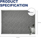 WePet Cat Litter Box Mat, Kitty Premium PVC Pad, Durable Trapping Rug, - Image 2