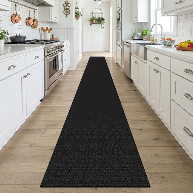 KOZYFLY Black 2x18 Runners Rugs - Image 2
