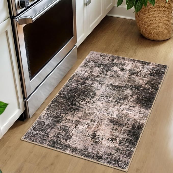 IOHOUZE Small Abstract Area Rug 2x3 Ft Entryway Rugs Washable Door Mat Indoor - Image 8
