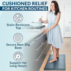 ComfiLife Anti Fatigue Floor Mat – 3/4 Inch Thick Perfect Kitchen Mat, Standing - Image 6