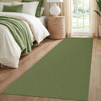 IOHOUZE Washable Runner Rug 3x8 Non Slip Rubber Backed Wide Hallway Runner - Image 2