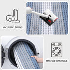 Kitinjoy Indoor Outdoor Door Mat, 71x47 Non-Slip Absorbent Dirt Trapper - Image 5