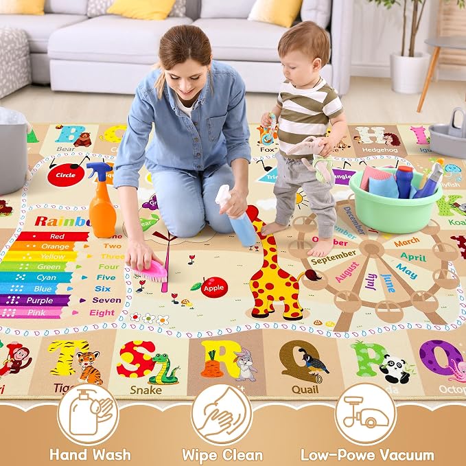 Chicrug Educational Kid Area Rug - Image 5