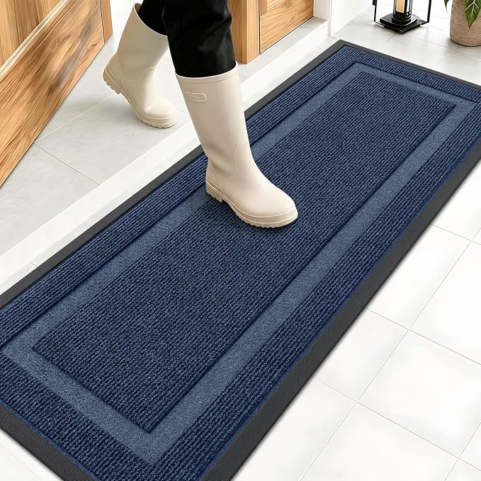 OLANLY Front Door Mat Indoor Outdoor Entrance, Waterproof All-Season, by OLANLY