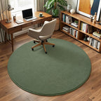 Amearea Sage Green Round Area Rugs 5ft Washable Circle Rugs - Image 8