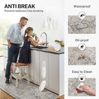 GENIMO Kitchen Mats for Floor 2PCs, Washable Anti Fatigue Mat for Cushioned - Image 5