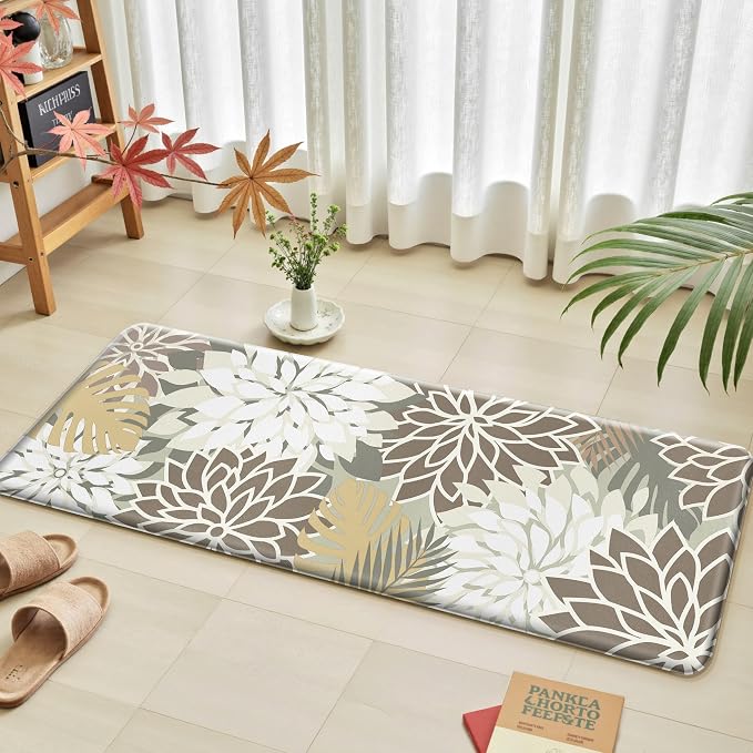 Arenarug Kitchen Mats for Floor 2PCS Cushioned Anti Fatigue Waterproof Non Slip - Image 3