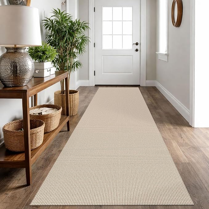 IOHOUZE Washable Runner Rug 2.6x10 Non Slip Rubber Backed Long Hallway Runner by iOhouze