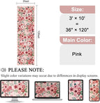 DUKINO 3x10 Washable Runner Rug, Non Slip Floral Ultra Soft Runner - Image 2