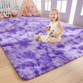 AROGAN Soft Rainbow Area Rugs for Girls Room 6x9 Feet, Fluffy Girls Bedroom Rugs by AROGANAREARUG