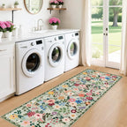 Runner Rug for Entryway: 2x5 Kitchen Rugs Non Slip Washable Ultra-Thin Soft - Image 4