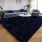 PAGISOFE Dark Navy Blue Rugs for Living Room 5x7 Ft, Plush Area Rugs for Bedroom - Image 4