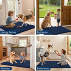 Smiry Dog Door Mat for Muddy Paws 54x24, Absorbent Dirt Trapper, Non-Slip - Image 7
