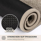 PURRUGS Easy Care Area Rug 4.5ft x 7ft, Non-Slip Washable Entryway Rug - Image 5