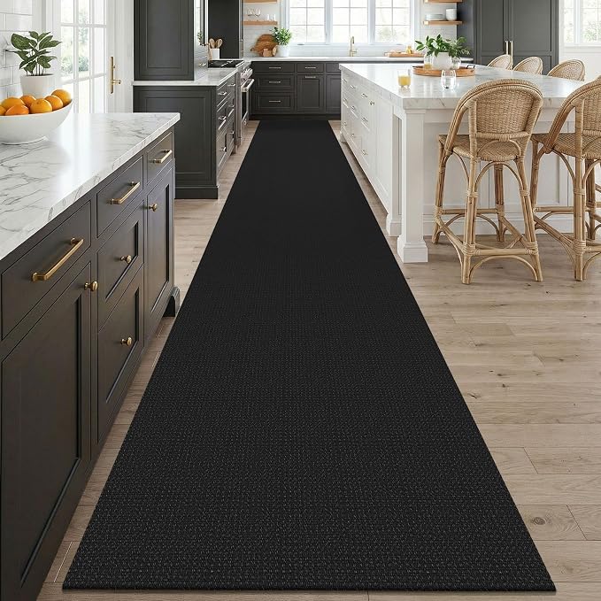 KOZYFLY Black 3x20 Runners Rugs - Image 2