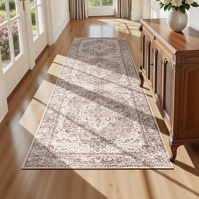 Lofus 2x8 Runner Rug for Hallways, Washable Kitchen Rugs, Non-Slip Rugs for - Image 2