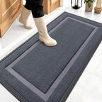 OLANLY Front Door Mat Indoor Outdoor Entrance, Waterproof All-Season, by OLANLY