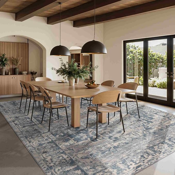 Rugxara 9x12 Area Rugs for Living Room Bedroom, Large Washable Rug, Non Slip & - Image 3