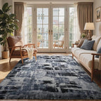 5x7 Ft Large Shag Rugs for Bedroom Living Room, Tie Dyed Ultra Soft Fluffy by Cuzwlovita