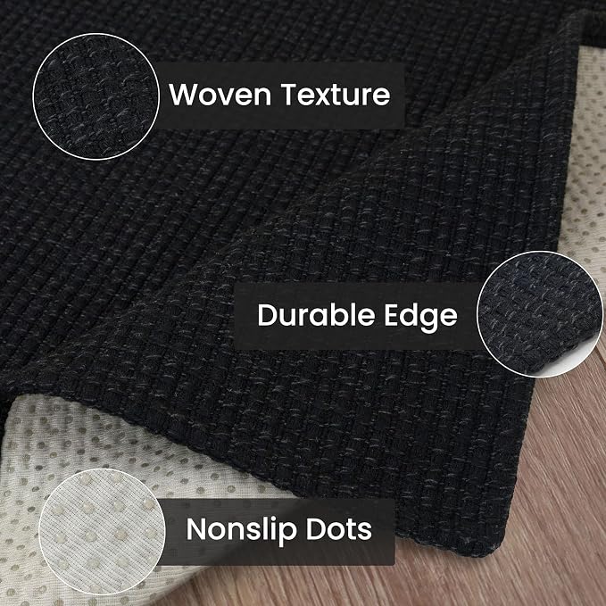 IOHOUZE Washable Runner Rug 2x10 Non Slip Rubber Backed Long Hallway Runner - Image 6
