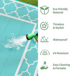 GENIMO 6' x 9' Outdoor Rug Waterproof - Image 7