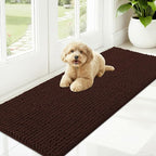 OLANLY Dog Door Mat for Muddy Paws 59x20, Ultra Absorbent Chenille Mud Doormat by OLANLY
