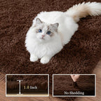 Fluffy 4x6 Area Rugs for Living Room Bedroom: Ultra Soft Shag Rug Non-Slip - Image 5