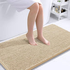 OLANLY Bathroom Runner Rugs 44x24, Extra Soft Absorbent Chenille Bath Rugs by OLANLY