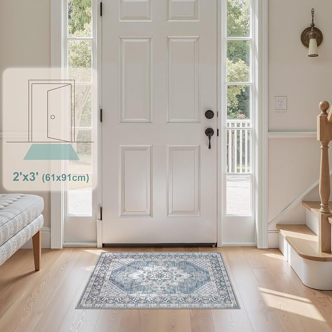Tortania Area Rug 2x3 Doormat - Image 5