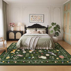Unirea 6x9 Dark Green Cat Area Rug - Image 8